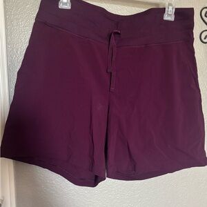 Women's Burgundy Shorts